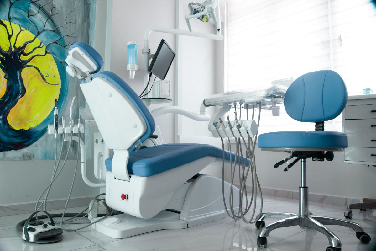 Dental office with chairs